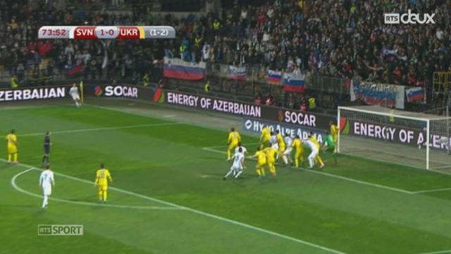 Football- Barrages Euro 2016: l'Ukraine gagne son billet en venant à bout de la Slovénie