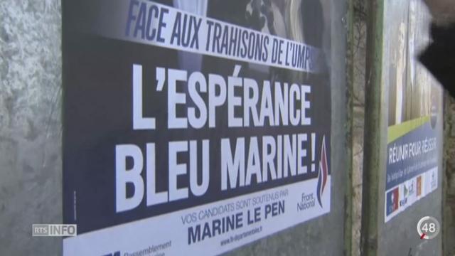 France: le Front national est en tête des intentions de votes des élections départementales