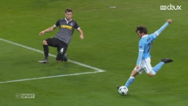 Gr. D, Man. City – B. M’Gladbach (4-2):  City gagne et profite de la défaite de la Juve pour terminer en tête du groupe