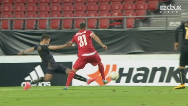 Sion - Rubin Kazan (RUS) (1-0). 40e minute: Moussa Konaté et Sion manquent une grosse occasion de porter le score à 2-0