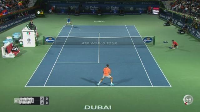 Tennis - ATP Dubaï: Federer a battu Djokovic en 84 minutes