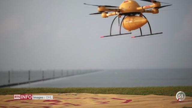 La Poste teste actuellement un système de transport par drones