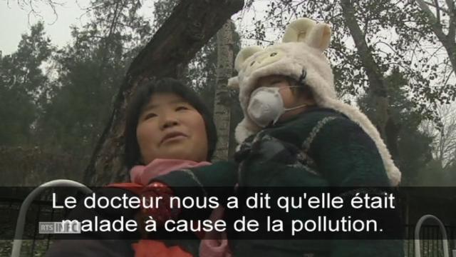 Des enfants chinois malades à cause la pollution