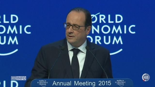 François Hollande a évoqué le terrorisme au World Economic Forum de Davos