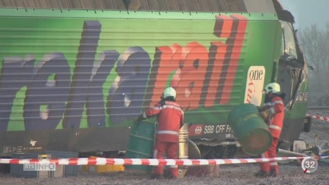 ZH: deux trains sont entrés en collision en quittant la gare de Rafz