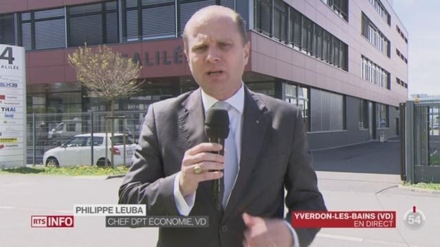 Aide aux entreprises: les explications de Philippe Leuba, Chef du dpt de l’économie, Yverdon-les-Bains (VD)