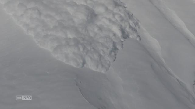 Déclenchement volontaire d'une avalanche près d'Anzère