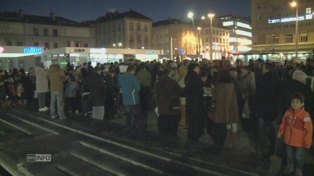 Rassemblement a Lausanne