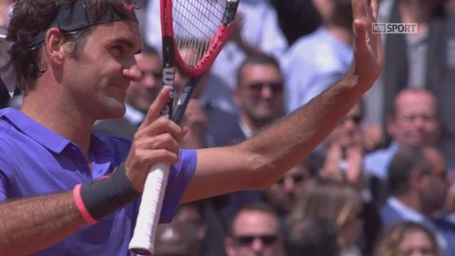 1-8 messieurs, Gael Monfils (FRA-13) - Roger Federer (SUI-2) (3-6, 6-4, 1-6): sans grande surprise Federer remporte ce match et se qualifie pour les quarts