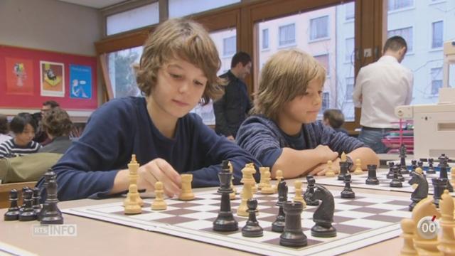 Des élèves romands sont initiés au jeu d'échecs afin de développer leur concentration