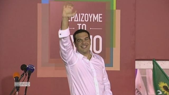 Alexis Tsipras fête sa victoire aux législatives grecques