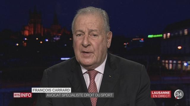 Nouvelles arrestations au sein de la FIFA: entretien avec François Carrard à Lausanne