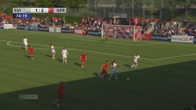 Suisse - Allemagne (1-3): les Suissesses craquent en fin de match et encaisse un troisième goal par Dzsenifer Marozsan