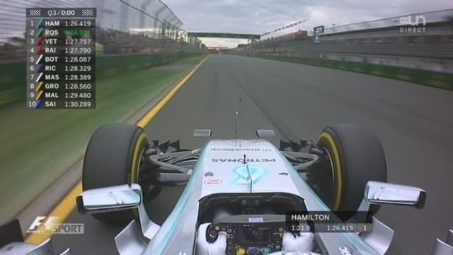 Essais: Hamilton partira en pôle devant Rosberg et Massa