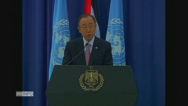 Ban Ki-moon réclame la fin des violences au Proche-Orient