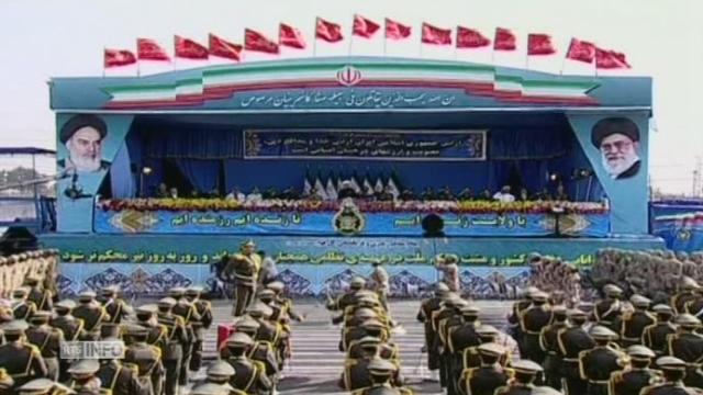 Les images du defilé militaire annuel en Iran