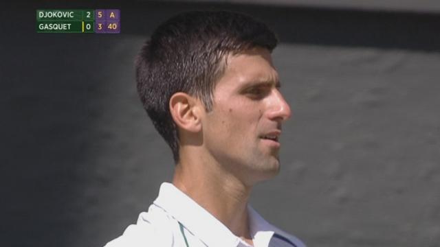 ½, Novak Djokovic (SRB-1) – Richard Gasquet (FRA-21) (7-6 6-4 5-3):  Le Serbe n’exploite pas deux balles balle de match sur le service du Français