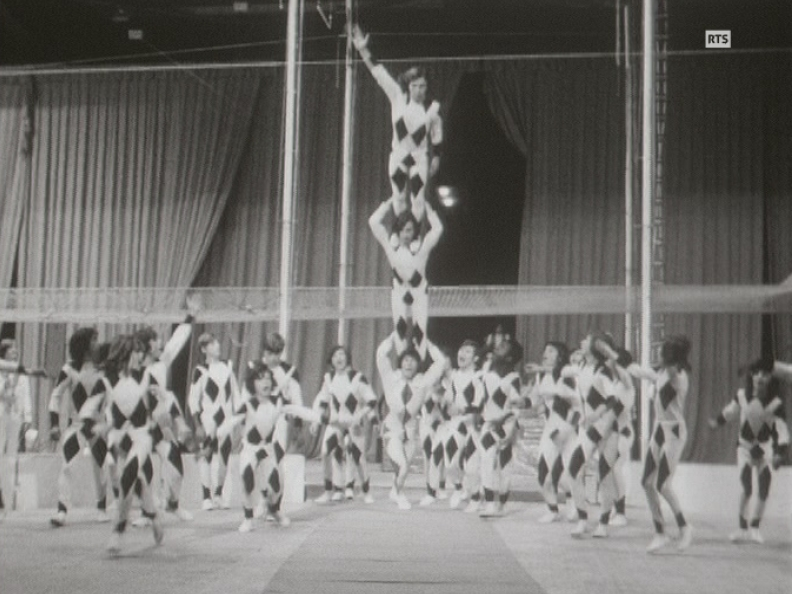 L'école de cirque des Muchachos à Genève en 1971. [RTS]