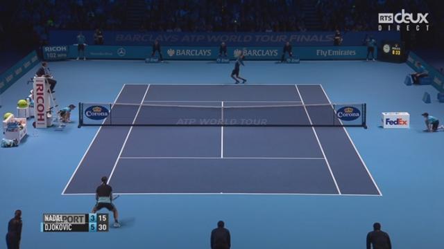 Djokovic - Nadal (6-3): Djokovic emporte le premier set.