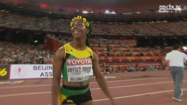 4x100m dames, finale: la Jamaïque en or!