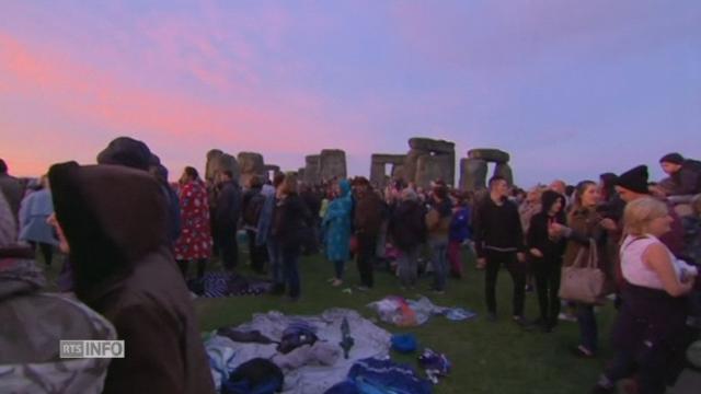 Célébrations du solstice d'été à Stonehenge