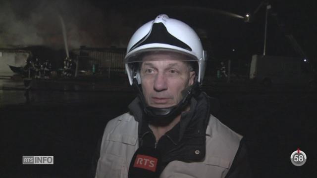 VS: un incendie a fait rage à Collombey