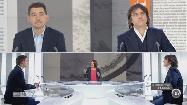 Le rendez-vous de la presse: Dominique Botti (Matin Dimanche) et Emmanuel Borloz (24 heures et TDG) discutent du refus de la France d’incarcérer Laurent Ségalat, condamné pour meurtre en Suisse