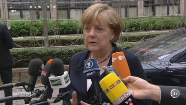 Crise grecque: Angela Merkel fait part de sa déception