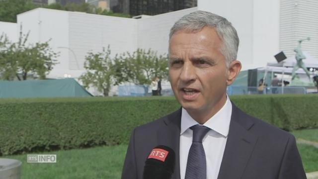 Didier Burkhalter veut laisser une chance à la diplomatie