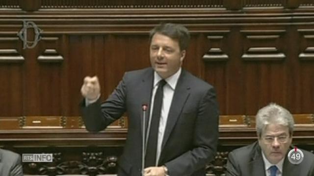 Italie - Naufrage: l’intervention de Matteo Renzi, Président du conseil italien