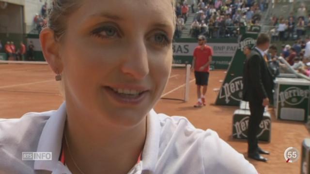 Tennis- Roland Garros: Timea Bacsinszky accède aux huitièmes de finale après sa victoire contre l'Américaine Keys (6-4, 6-2)