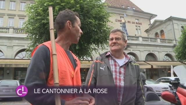 FR: Michel Simonet est balayeur en ville de Fribourg, mais il est aussi écrivain