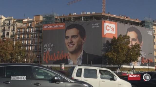 Espagne: le parti centriste Ciudadanos gagne en popularité