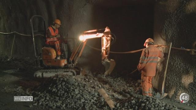 VS: des travaux sont lancés pour agrandir le tunnel de Saint-Maurice