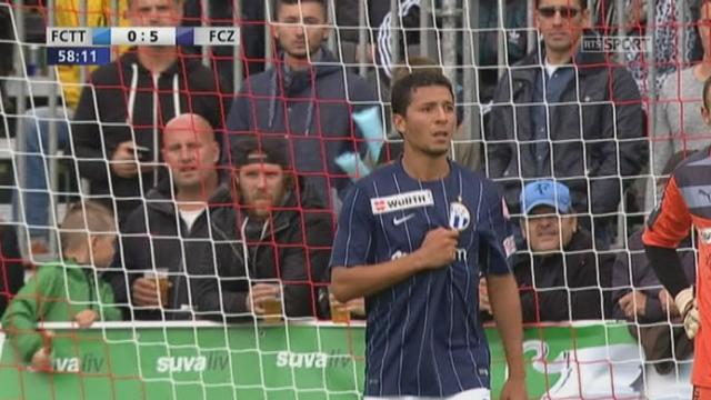 1-32e :  FC Tavannes-Tramelan - FC Zurich (0-5): Zurich ne compte pas en rester là et inscit le 5-0 par Chermiti