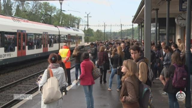 VD: le déraillement d'un train à Daillens sème la pagaille