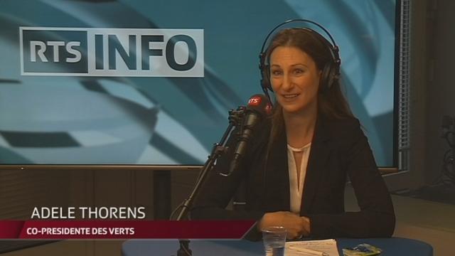 Face aux partis - Adèle Thorens, co-présidente des Verts suisses
