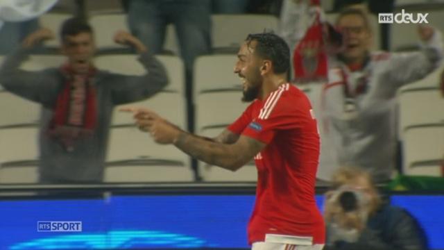 C: Benfica Lisbonne - Astana (KAZ) (2-0). Gaitan et Mitroglou font la différence au début de la 2e mi-temps