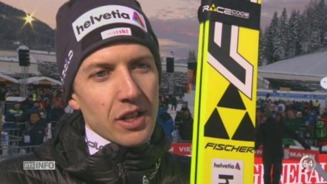 Saut à ski: Simon Ammann a pris la 2ème place au tremplin de Garmisch (Allemagne)
