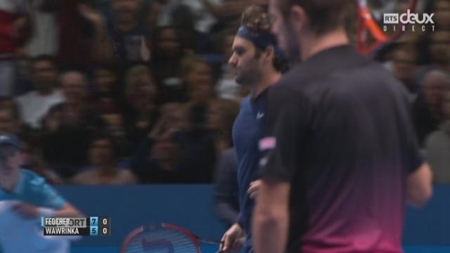 Federer - Wawrinka (7-5) : Le premier set pour le bâlois