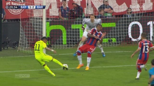 Bayern Munich - FC Barcelone (1-2): Neymar s’offre un doublé qui est une seconde fois servi par l’Uruguayen Luis Suarez