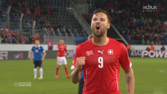 Groupe E, Suisse - Estonie (3-0): Haris Seferovic marque et scelle le match à 10 minutes de la fin grâce à un cafouillage dans la surface de réparation