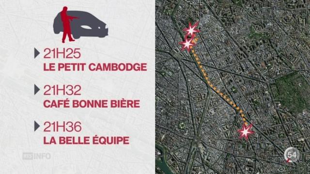 Attentats de Paris: compte-rendu complet des attaques du 13 novembre 2015