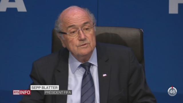 FIFA: Sepp Blatter s'est exprimé devant la presse après sa réélection