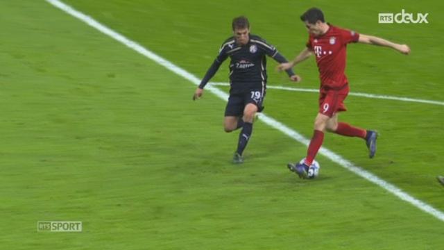 (2) F. Bayern Munich – Dinamo Zagreb (5-0). 3 buts de l’inévitable Lewandowski. A la mi-temps, on en était déjà à 4-0