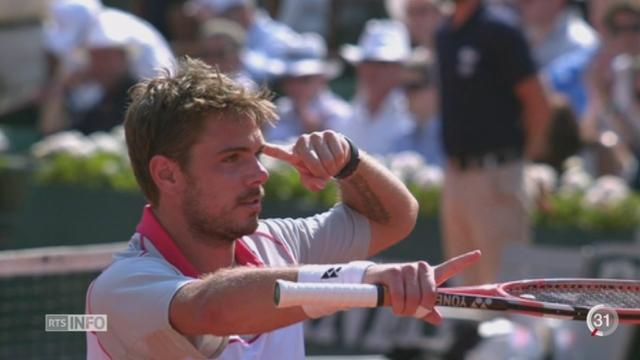 Tennis - Roland-Garros: Stan Wawrinka accède à la finale après sa victoire face à Tsonga