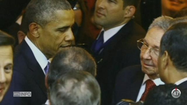 Barack Obama et Raúl Castro ont eu un premier échange