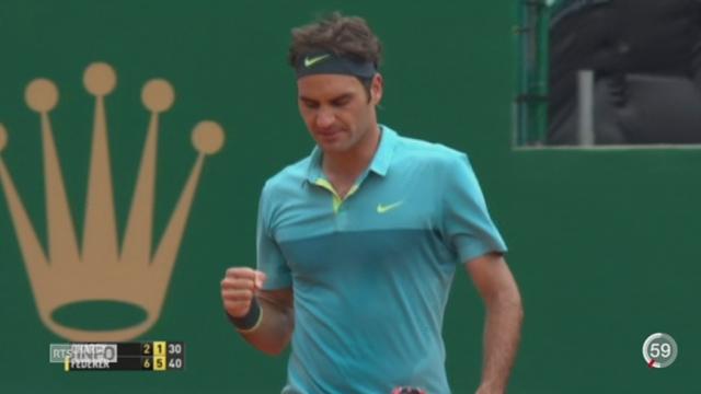 Tennis - Monte-Carlo: Stan Wawrinka et Roger Federer se sont qualifiés pour les 8e de finale