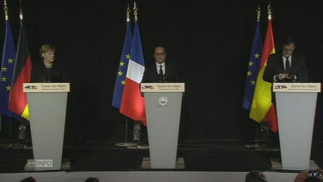 Les condoléances de François Hollande après le crash