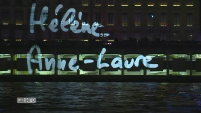 Hommage en lumière aux victimes des attentats de Paris à Lyon